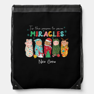 Funny Nicu Nurse Nurse Appreciation Christmas Drawstring Bag
