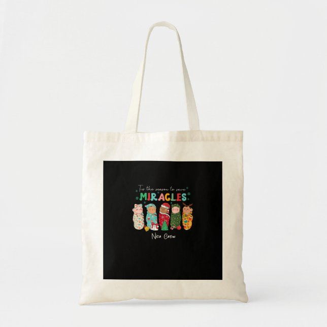 Funny Nicu Nurse Nurse Appreciation Christmas Tote Bag (Front)