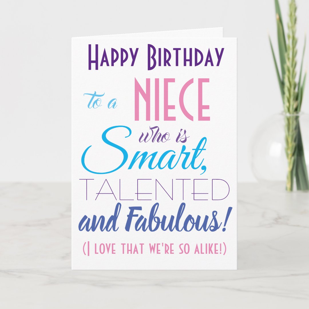 Funny Niece Happy Birthday Card | Zazzle Funny Niece Happy Birthday Card | Zazzle