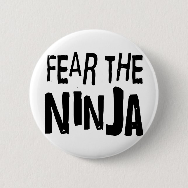 Funny Ninja Button (Front)