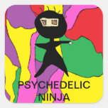 Funny Ninja Cartoon Stickers at Zazzle