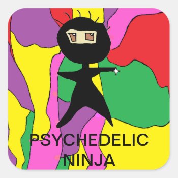Funny Ninja Cartoon Stickers by shopfullofslogans at Zazzle
