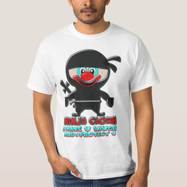 Funny ninja clown T-Shirt (Front)
