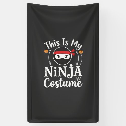 Funny Ninja Costume Halloween Design_1 Banner