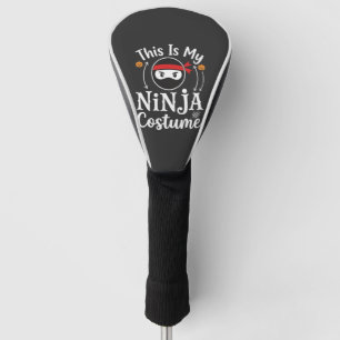 Funny Ninja Costume Halloween Design_1 Golf Head Cover
