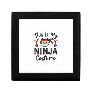 Funny Ninja Costume Halloween Vector Design_1 Gift Box