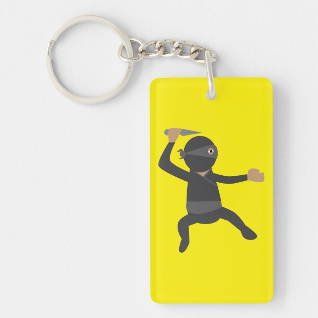 Funny Ninja Keychain (Front)