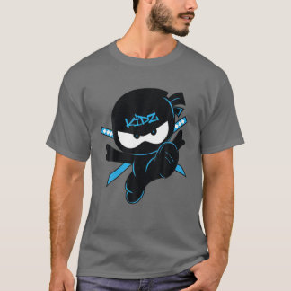 Funny Ninja Kidz Distressed Videogame Love Friend T-Shirt