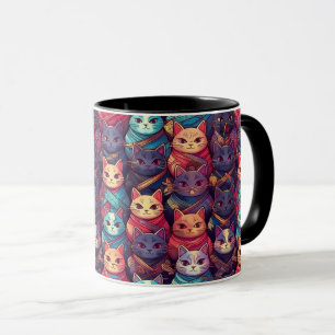Funny Ninja Kitties  Mug