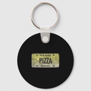 Funny Nj State Vanity License Plate Zza Keychain