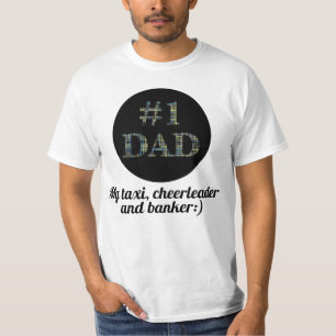 Funny No. 1 Dad Personalized Father’s Day T-Shirt
