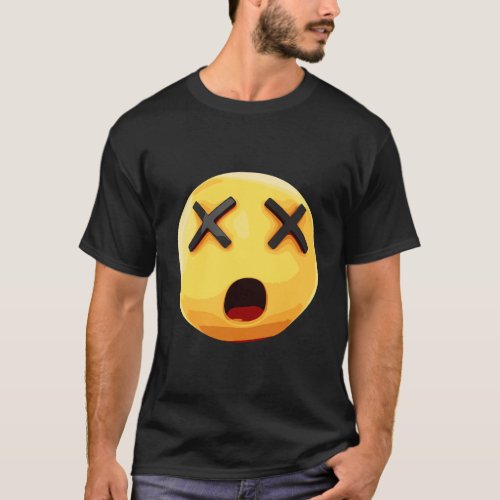 Funny No Eyes X Eyes Emoji Face Emojis Emoticon Gi T_Shirt