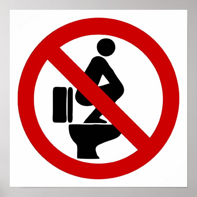 Funny NO Feet on the Seat ⚠ Thai Sign ⚠ (Front)