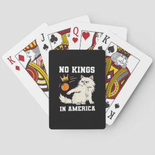 Funny No Kings In America Retro Classic Poker Cards