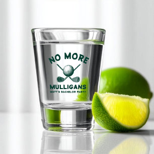 Funny “No More Mulligans” Golf Bachelor Party Shot Glass