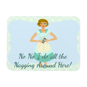 Funny No Nagging Smart Phone Kitsch Art Magnet