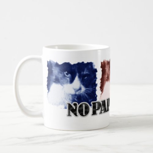 Funny No Paparazzi Cat Color Coffee Mug