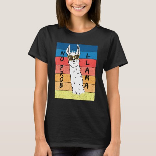 Funny No Prob Llama Great For Llama Lovers T_Shirt