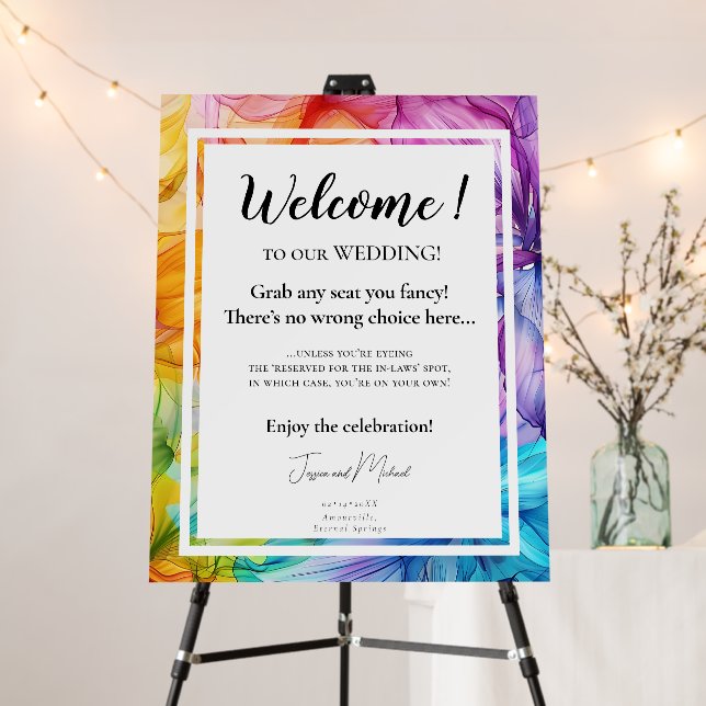 😂FUNNY No Seat assigned Ethereal Bloom Collection Foam Board (In Situ (Stand))