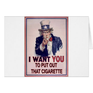 funny no smoking sign cards