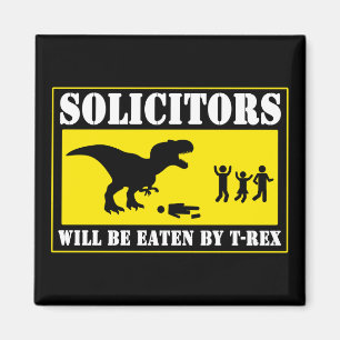 Funny No Soliciting Magnet