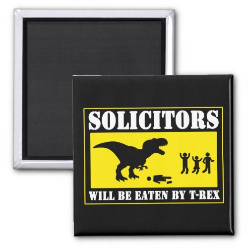 Funny No Soliciting Magnet