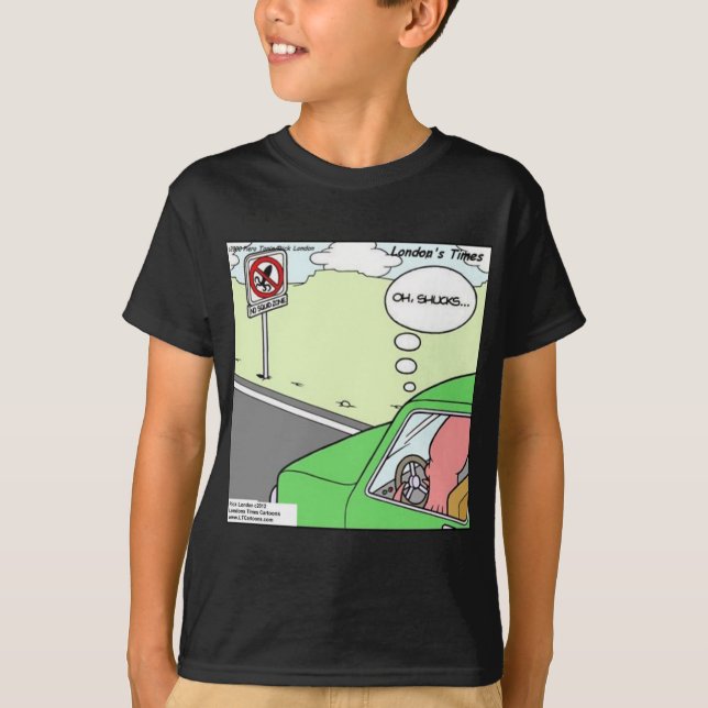 Funny No Squid Zone T-Shirt (Front)