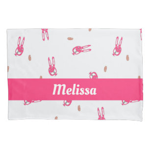 Funny no tooth bunny pillow case