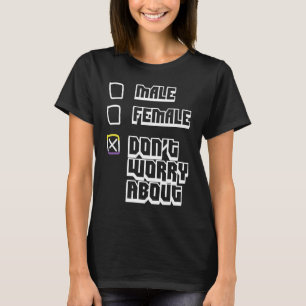 Funny Non Pronouns Enby Genderqueer Non Binary T-Shirt