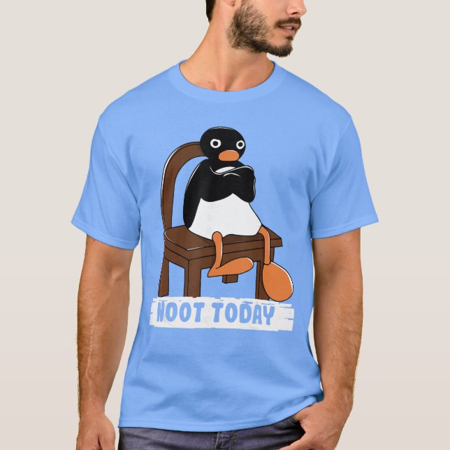 Funny Nootoday UniseAdults Blue Small Cartoon Mode T-Shirt (Front)