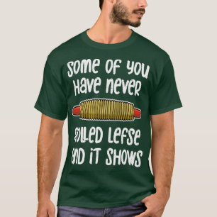 Funny Norwegian Lefse Rolling Pin Lefse Making T-Shirt