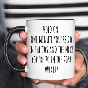 Funny Nostalgia Happy 70th Birthday Coffee  Mug