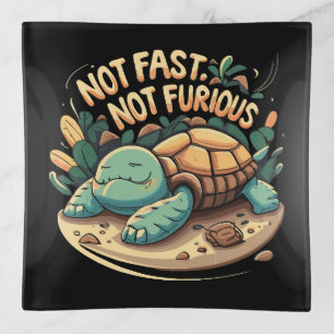 Funny Not Fast Not Furious Trinket Tray