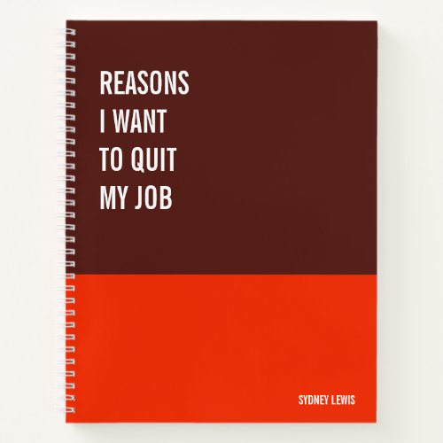 Funny Notebook Humorous Writing Pad Journal Note Notebook