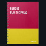Funny Notebook, Humorous Writing Pad Journal, Note Notebook<br><div class="desc">Funny notebook to use for all your daily reminders,  deep thoughts and grievances,  or for just taking notes at school and work. It makes a great gift.</div>