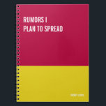 Funny Notebook, Humorous Writing Pad Journal, Note Notebook<br><div class="desc">Funny notebook to use for all your daily reminders,  deep thoughts and grievances,  or for just taking notes at school and work. It makes a great gift.</div>