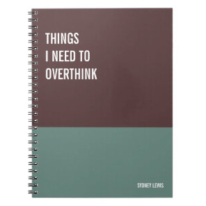 Funny Notebook, Humorous Writing Pad Journal, Note Notebook