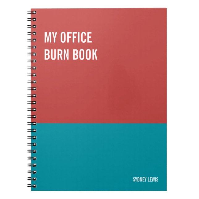 Funny Notebook, Humorous Writing Pad Journal, Note Notebook (Front)