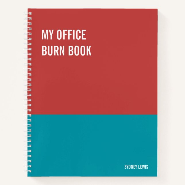 Funny Notebook, Humorous Writing Pad Journal, Note Notebook (Front)