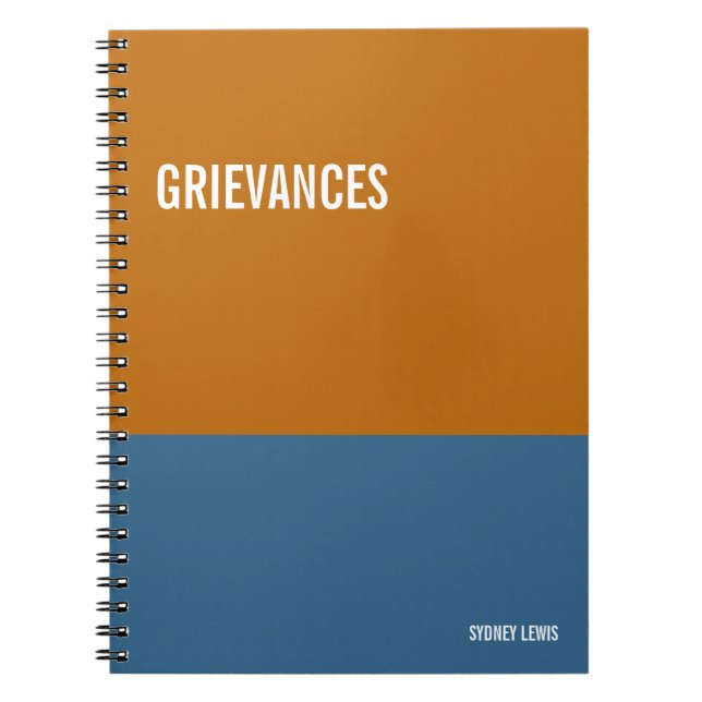 Funny Notebook, Humorous Writing Pad Journal, Note Notebook (Front)