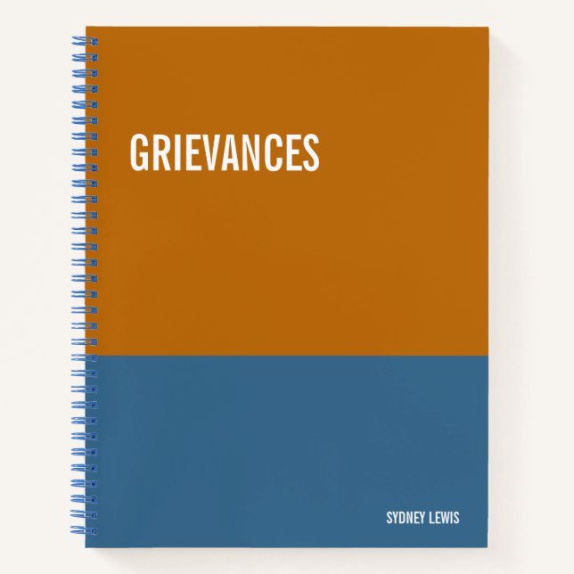 Funny Notebook, Humorous Writing Pad Journal, Note Notebook (Front)