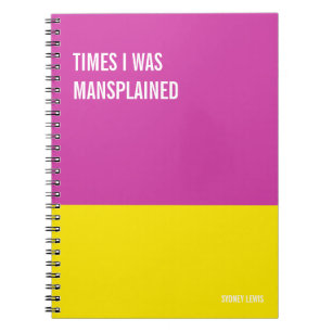 Funny Notebook, Humorous Writing Pad Journal, Note Notebook