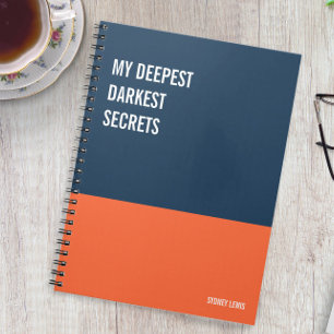 Funny Notebook, Humorous Writing Pad Journal, Note Notebook