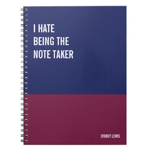 Funny Notebook Humorous Writing Pad Journal Note Notebook