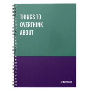 Funny Notebook, Humorous Writing Pad Journal, Note Notebook