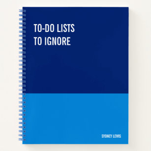 The Creative License: Simple Notebook To Do List