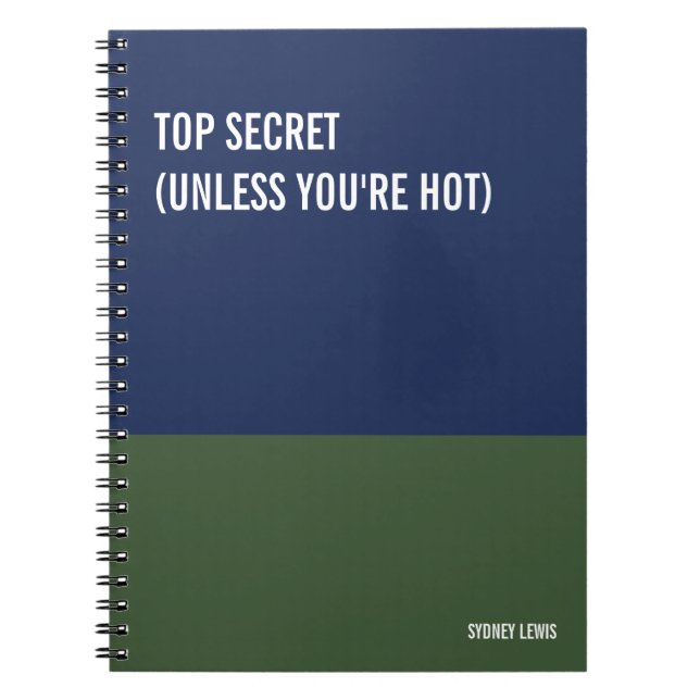 Funny Notebook, Humorous Writing Pad Journal, Note Notebook (Front)