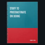 Funny Notebook, Humorous Writing Pad Journal, Note Notebook<br><div class="desc">Funny notebook to use for all your daily reminders,  deep thoughts and grievances,  or for just taking notes at school and work. It makes a great gift.</div>