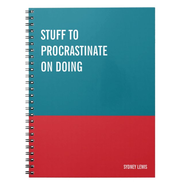 Funny Notebook, Humorous Writing Pad Journal, Note Notebook (Front)