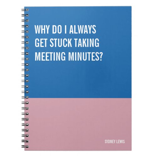 Funny Notebook Humorous Writing Pad Journal Note Notebook